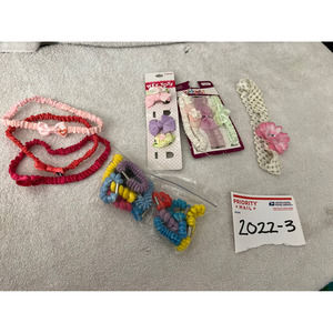 Lot of Infant/toddler Hair Accessories  Headbands Pony Tail Holders